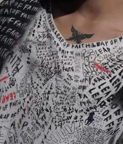 LEAP OF FAITH RALPH LAUREN CUSTOM T-SHIRT